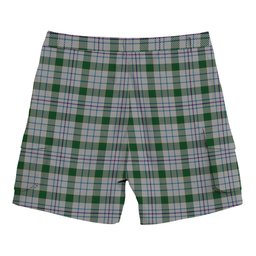 ScotsTee Shop Scottish Milne dress green Tartan Plaid Cargo Shorts for Men