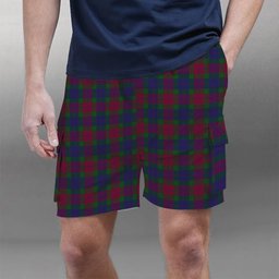 ScotsTee Shop Scottish Mar Dress - TD Tartan Plaid Cargo Shorts for Men