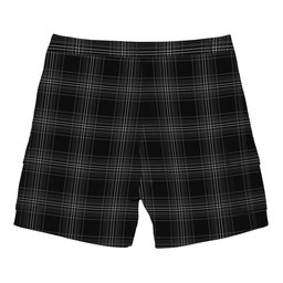 ScotsTee Shop Scottish Stewart Mourning 1880 Tartan Plaid Cargo Shorts for Men