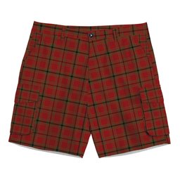 ScotsTee Shop Scottish MacDonald of Belfinlay Tartan Plaid Cargo Shorts for Men