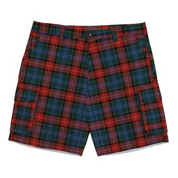 ScotsTee Shop Scottish Teall of Teallach Tartan Plaid Cargo Shorts for Men
