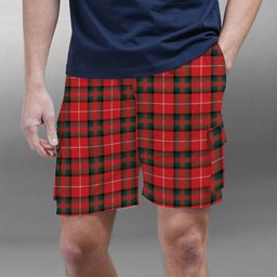 ScotsTee Shop Scottish Stuart Of Bute Modern Tartan Plaid Cargo Shorts for Men