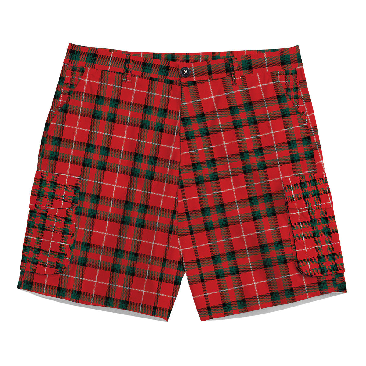 ScotsTee Shop Scottish Stuart Of Bute Modern Tartan Plaid Cargo Shorts for Men