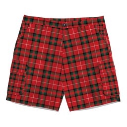 ScotsTee Shop Scottish Stuart Of Bute Modern Tartan Plaid Cargo Shorts for Men
