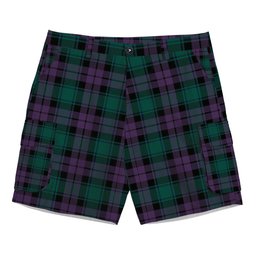 ScotsTee Shop Scottish MacArthur of Milton Modern Tartan Plaid Cargo Shorts for Men