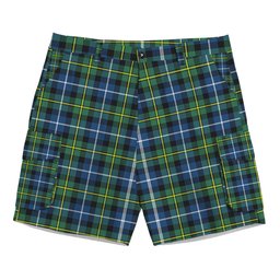 ScotsTee Shop Scottish McNeil of Barra Ancient Tartan Plaid Cargo Shorts for Men