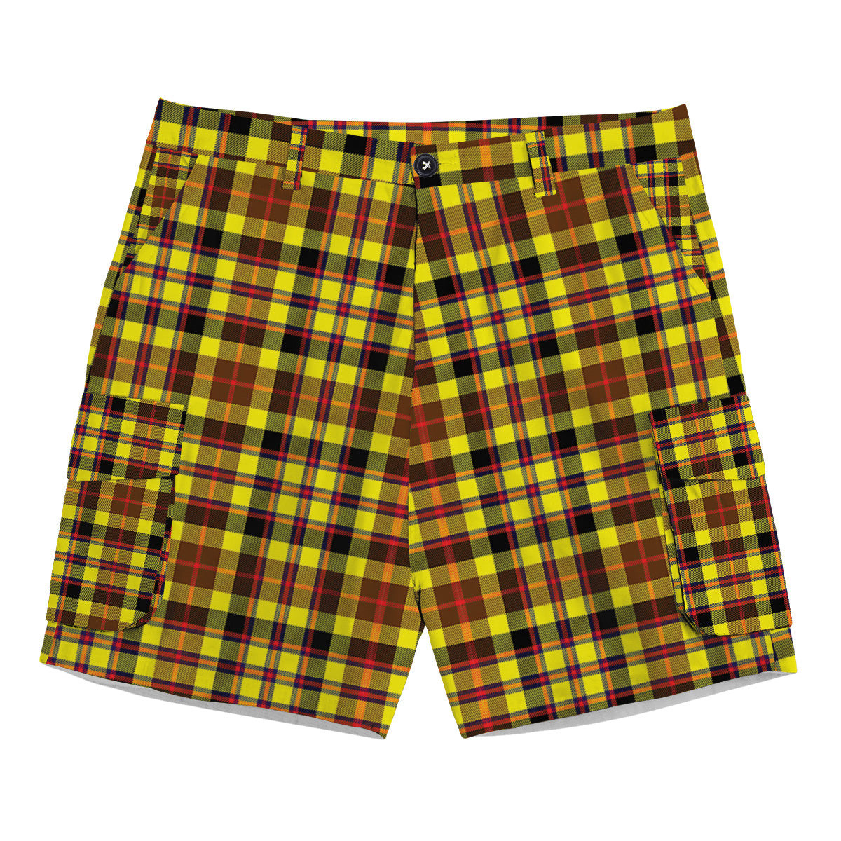 ScotsTee Shop Scottish Jardine Modern Tartan Plaid Cargo Shorts for Men