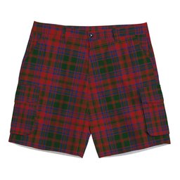 ScotsTee Shop Scottish Stewart of Urrard Tartan Plaid Cargo Shorts for Men