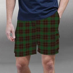 ScotsTee Shop Scottish McFie Hunting Tartan Plaid Cargo Shorts for Men