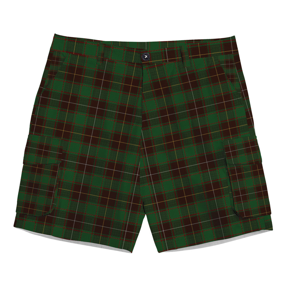 ScotsTee Shop Scottish McFie Hunting Tartan Plaid Cargo Shorts for Men