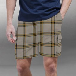 ScotsTee Shop Scottish Young in Australia Tartan Plaid Cargo Shorts for Men