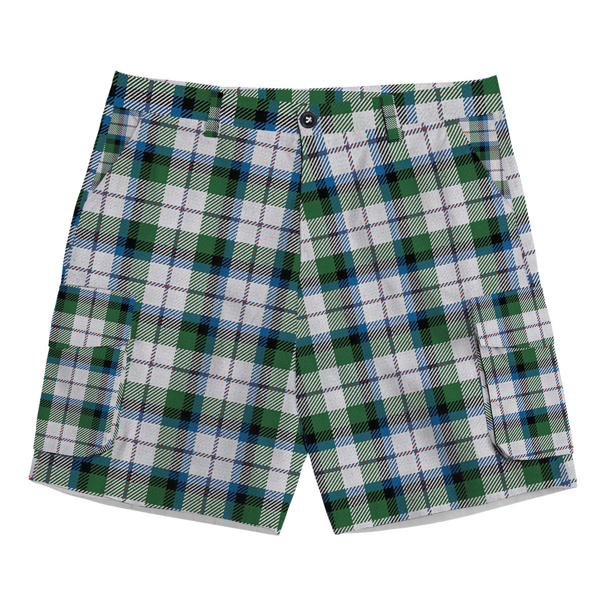 ScotsTee Shop Scottish McNachten Dress Ancient Tartan Plaid Cargo Shorts for Men