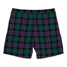 ScotsTee Shop Scottish McArthur of Milton Modern Tartan Plaid Cargo Shorts for Men