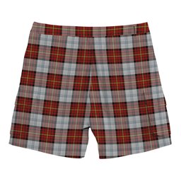 ScotsTee Shop Scottish Gillies Red Dress Tartan Plaid Cargo Shorts for Men