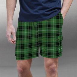 ScotsTee Shop Scottish MacIver Hunting Ancient Tartan Plaid Cargo Shorts for Men