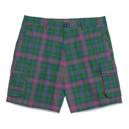 ScotsTee Shop Scottish Pitcairn Hunting Ancient Tartan Plaid Cargo Shorts for Men