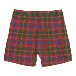 ScotsTee Shop Scottish McDonald of Glenaladale Ancient Tartan Plaid Cargo Shorts for Men