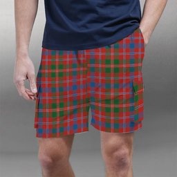ScotsTee Shop Scottish McDonald of Glenaladale Ancient Tartan Plaid Cargo Shorts for Men