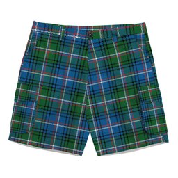 ScotsTee Shop Scottish Shaw of Carolina Ancient Tartan Plaid Cargo Shorts for Men