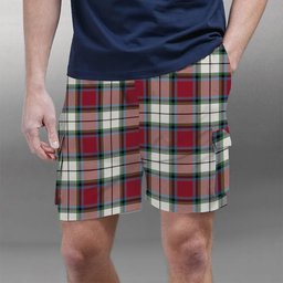 ScotsTee Shop Scottish Rose Dress Modern Tartan Plaid Cargo Shorts for Men