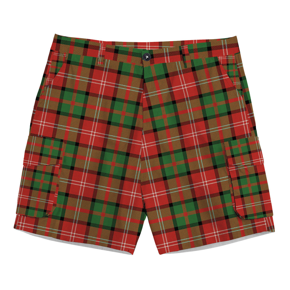 ScotsTee Shop Scottish Nisbet Ancient Tartan Plaid Cargo Shorts for Men