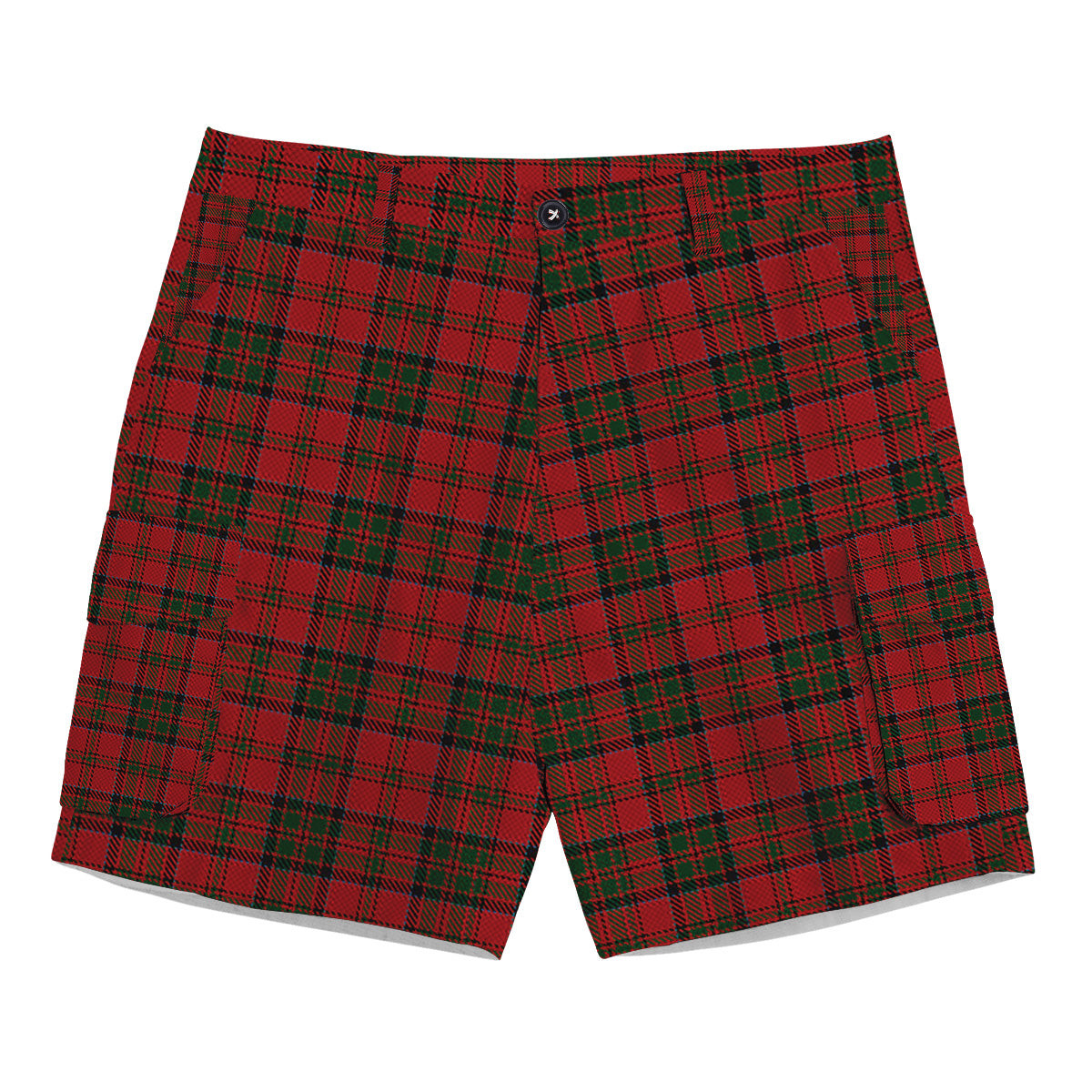 ScotsTee Shop Scottish MacKillop Scottish Tartan Society Tartan Plaid Cargo Shorts for Men