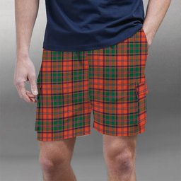ScotsTee Shop Scottish Stewart of Appin Ancient Tartan Plaid Cargo Shorts for Men