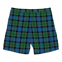 ScotsTee Shop Scottish Leslie Hunting Ancient Tartan Plaid Cargo Shorts for Men