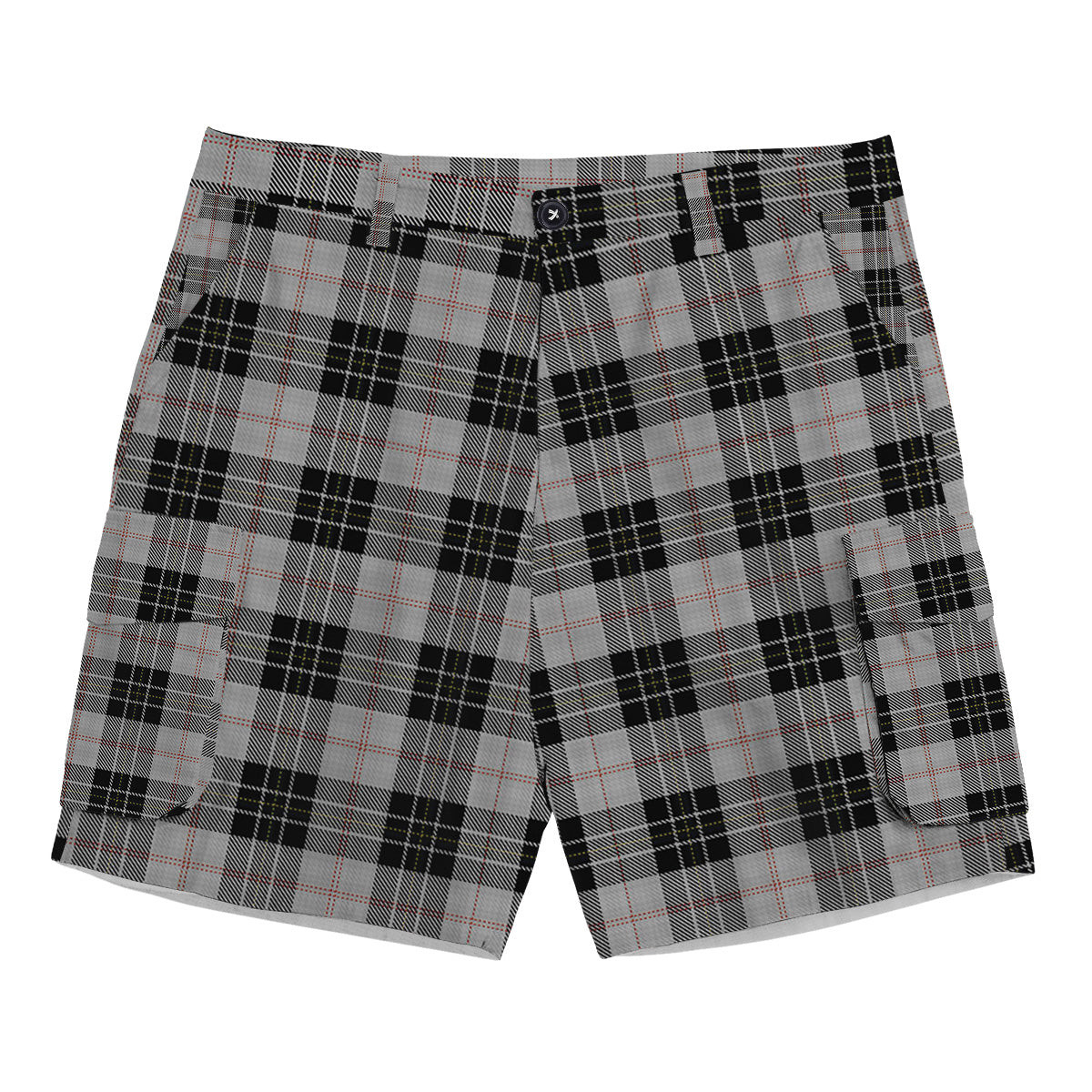 ScotsTee Shop Scottish McPherson Dress Tartan Plaid Cargo Shorts for Men