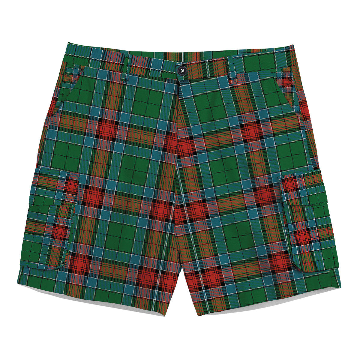 ScotsTee Shop Scottish Jardine Dress Ancient Tartan Plaid Cargo Shorts for Men