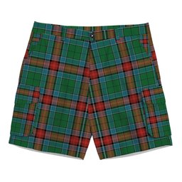 ScotsTee Shop Scottish Jardine Dress Ancient Tartan Plaid Cargo Shorts for Men