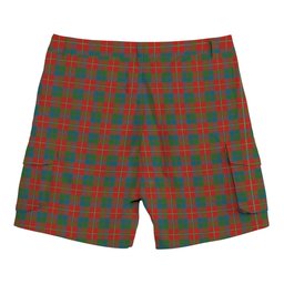 ScotsTee Shop Scottish Robertson White line New Ancient Tartan Plaid Cargo Shorts for Men