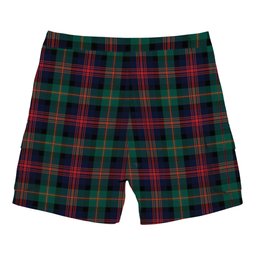 ScotsTee Shop Scottish McLennan Modern Tartan Plaid Cargo Shorts for Men