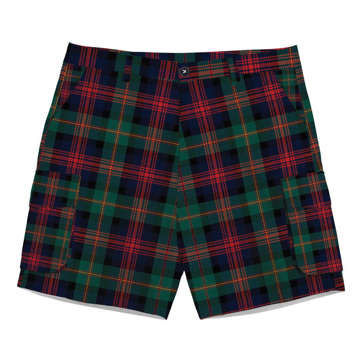 ScotsTee Shop Scottish McLennan Modern Tartan Plaid Cargo Shorts for Men