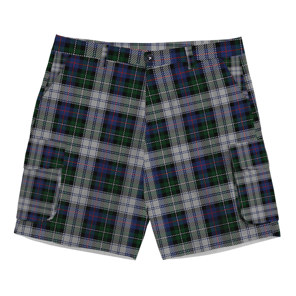 ScotsTee Shop Scottish MacKenzie Dress 4 Tartan Plaid Cargo Shorts for Men