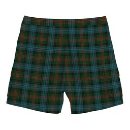 ScotsTee Shop Scottish Ross Hunting Tartan Plaid Cargo Shorts for Men
