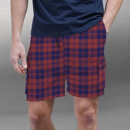 ScotsTee Shop Scottish MacGregor of Glengyle Tartan Plaid Cargo Shorts for Men