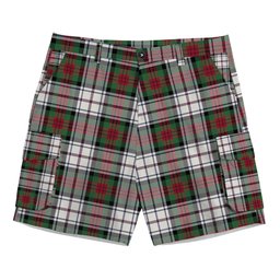 ScotsTee Shop Scottish MacDuff Dress Modern Tartan Plaid Cargo Shorts for Men
