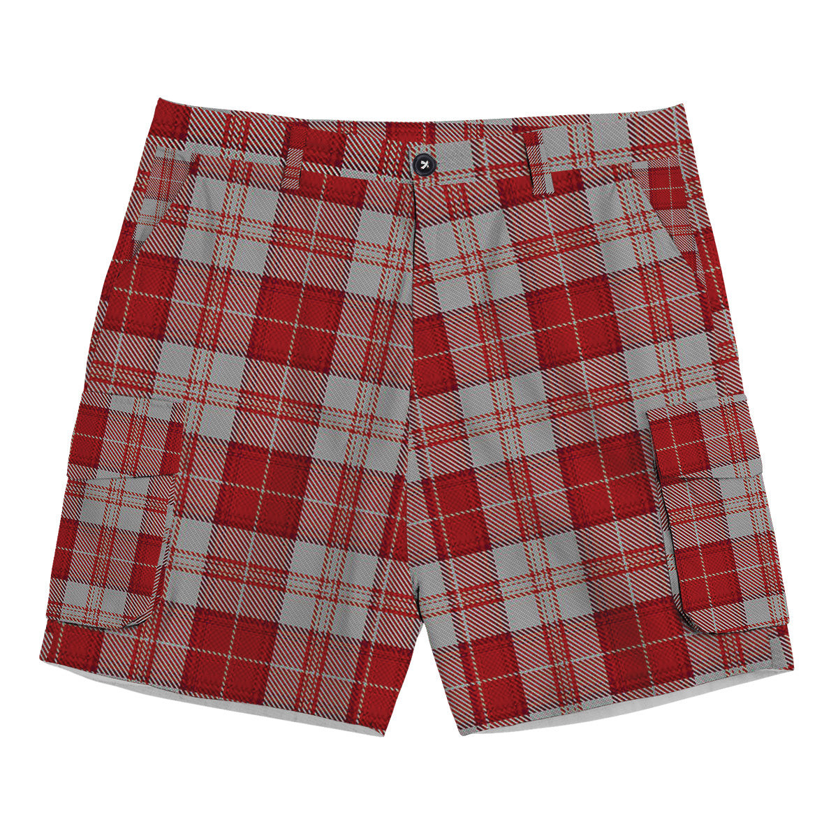 ScotsTee Shop Scottish Menzies 3 Tartan Plaid Cargo Shorts for Men