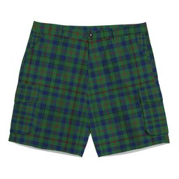 ScotsTee Shop Scottish Moncrieff of Atholl Modern Tartan Plaid Cargo Shorts for Men