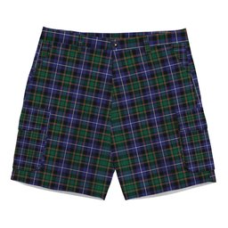 ScotsTee Shop Scottish McRae Hunting Modern Tartan Plaid Cargo Shorts for Men