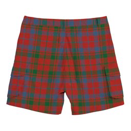 ScotsTee Shop Scottish Lumsden of Kintore Ancient Tartan Plaid Cargo Shorts for Men