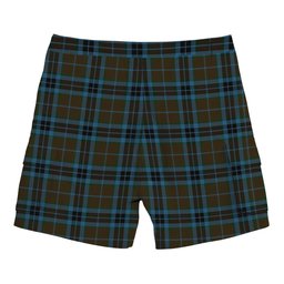 ScotsTee Shop Scottish Thomson Hunting Tartan Plaid Cargo Shorts for Men