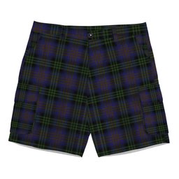 ScotsTee Shop Scottish Lysaght Hunting Tartan Plaid Cargo Shorts for Men