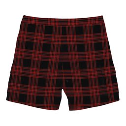 ScotsTee Shop Scottish Menzies Hunting Tartan Plaid Cargo Shorts for Men