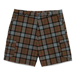 ScotsTee Shop Scottish McLaren Weathered Tartan Plaid Cargo Shorts for Men