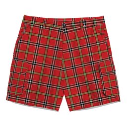 ScotsTee Shop Scottish Meldrum Dress Modern Tartan Plaid Cargo Shorts for Men