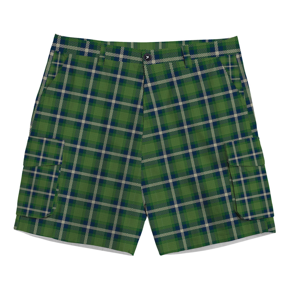 ScotsTee Shop Scottish Young Life International Scotland Tartan Plaid Cargo Shorts for Men