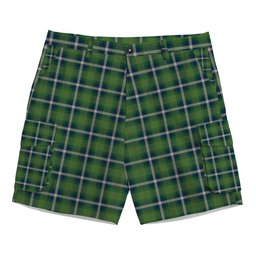ScotsTee Shop Scottish Young Life International Scotland Tartan Plaid Cargo Shorts for Men