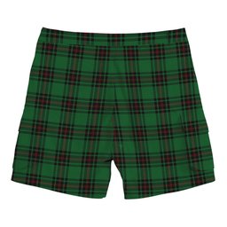 ScotsTee Shop Scottish Kirkcaldy SC Tartan Plaid Cargo Shorts for Men
